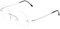 Randlose runde Lesebrille Titan Lightweight Readers Brille Männer Frauen +1.75