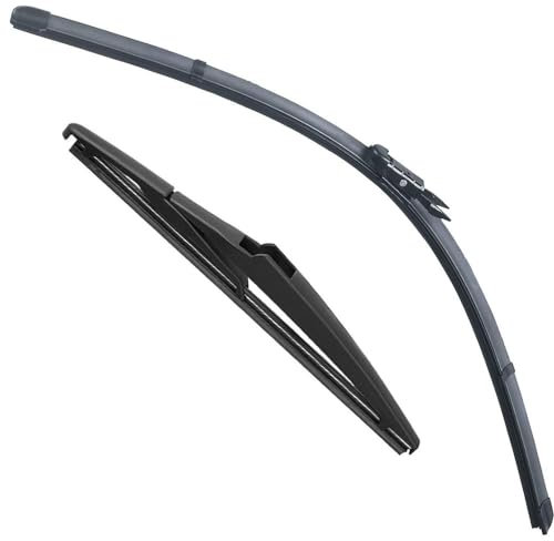 Auto Scheibenwischer für Toyota Aygo AB40 AB 40 2014–2022,Vorne + Hinten Wischer Klingen,Wischblatt Wischerblätter,hervorragende Sicht auf der Straße