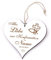 Schild Herz graviert - Alles Liebe zur Konfirmation - mit Namen und Datum 13x12cm | Dekolando Home Accessoires