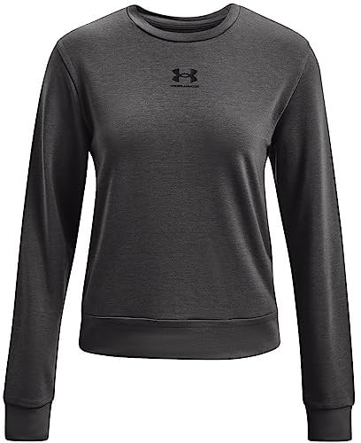 Under Armour Womens Terry Long Sleeve Performance T-Shirt Jet Grey M