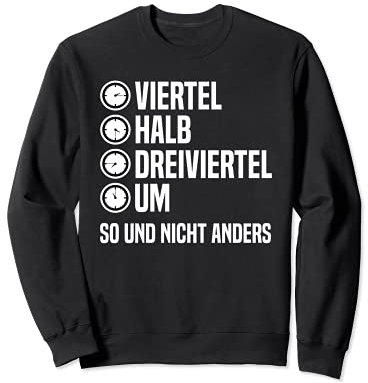 Uhrzeiten in Ostdeutschland so tickt die Ossi Uhr Osten Sweatshirt