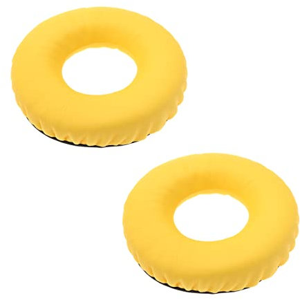 YINETTECH 1 par de almohadillas para orejas compatibles con HD25 HD25-II HD25SP HD25SP-II auriculares de repuesto de cuero suave almohadillas de repuesto para auriculares negro