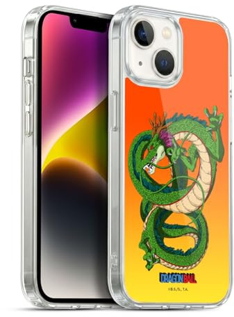 Head Case Designs Officially Licensed Dragon Ball Shenron Characters Gel Case [Military Grade Protection] Compatible With Apple iPhone 14