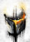 Displate Star Wars Metal Poster Magnetische Befestigung Offiziell Lizenziert Bilder Helmets Graffiti - Mandalorian Graffitti Helmet Poster Größe 67,5x48cm