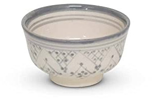 Marokkanische Schüssel Grau Zerbia Ø 12 x 7cm