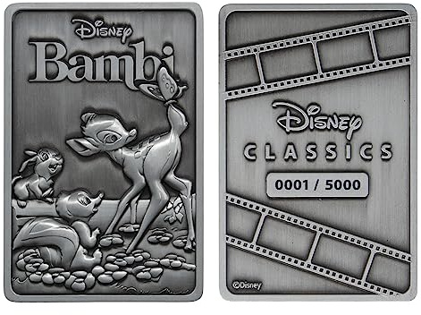 Disney Limited Edition Bambi Decorative Metal Ingot – Collectible Display Piece – Premium Gift for Disney Fans