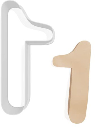 Tagliabiscotti numero 1-3 misure