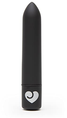 Lovehoney Magic Bullet Vibrator - 4 Inch Vibrator Bullet with Tapered Tip - 10 Function Multispeed Mini Adult Toys - Gifts for Women – Adult Lipstick Massager Waterproof – Sex Toys for Couples - Black