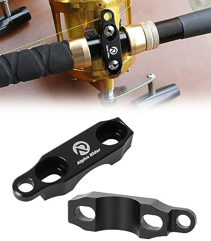 Angelrolle, Angelrollenklemme, Teile für Penn 20, 30, 50, 70, internationale V VI-Serie, Angelrolle, Klemmhalterung, eloxierte Aluminiumlegierung, schwarz (keine Schrauben, für internationale Serie)