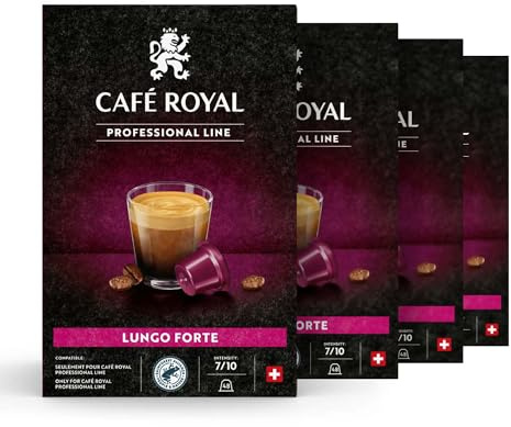 Café en capsule Lungo Forte pour machine Café Royal Pro uniquement | 4 x 48