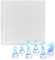 ieron Set di stampi in silicone a scacchiera, a scacchiera, 6 pezzi di scacchi 3D, stampi per fusione in resina, per fai da te, artigianato, feste in famiglia e all'aperto