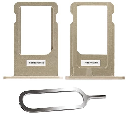 IS-TECK SIM Kartenhalter Ersatz Kompatibel mit iPhone 6 inklusive SIM-Pin mit Gummiring Dichtung (Gold)