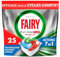 Fairy Platinum Plus Tablette Lave-Vaisselle All In One Technologie Propreté Intense, 25 Capsules