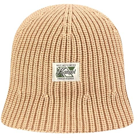 Kangol Fischerhut aus gewaschenem Strick, Einheitsgröße, Haferflocken/1 SFM, Oat, Einheitsgr��e