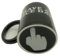 ZUODOOKU Tasse mit Aufschrift Have A Nice Day, für Kaffee, Milch, Saft, Mittelfinger, Keramik, 350 ml