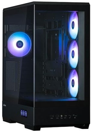 Zalman P50 DS Medium Tower Panoramic PC Case Black