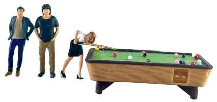 JISADER 1/64 Menschen Figur Modell Layout Dekoration Miniatur Billard Modell Set
