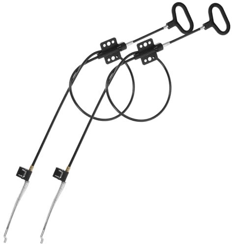 AUTSUPPL 2stücke Entriegelungsgriff Für Liegesessel Ersatz-Teil Mit Kabel Und Feder Passend Für Relaxsessel Langlebige Möbelreparatur