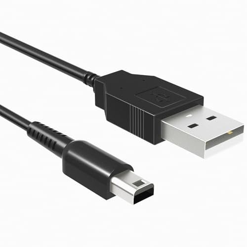 SPEPY USB Charger Cable Power Cord for New 3DS/New 3DS XL/3DS XL/3DS/2DS XL/2DS/2DS XL/2DS/ DSi/DSi XL (120cm,3.9ft)