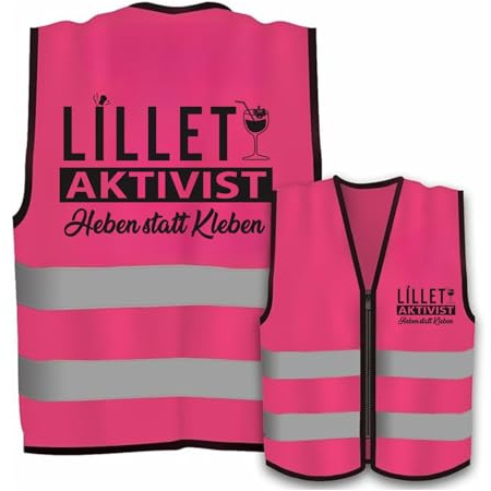 RF&CM Aktivist Kostüm Karneval Fasching Verkleidung Sicherheitsweste Security Warnweste WILDBERRY APERITIF