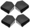 Lot De 4 Couvre-Pieds Antidérapants pour Escabeau, Embouts De Protection en Caoutchouc Pliables