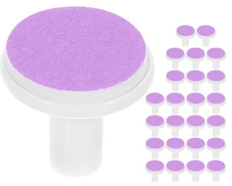 iplusmile 24 Stück Elektrische Nagelfeilenaufsätze Für Babys Und Kleinkinder Ersatzpads Für Baby Nagelfeile Schleifköpfe Aus Sandpapier Einfach Austauschbar Für Sanfte Nagelpflege Ab 12 Monaten