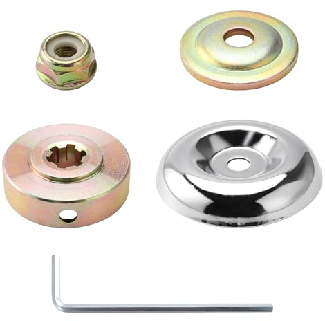 VooGenzek 5 Pezzi Cambio Lama Dado Fissaggio Kit, Kit di Fissaggio per Lama in Metallo, per Tosaerba, Decespugliatore