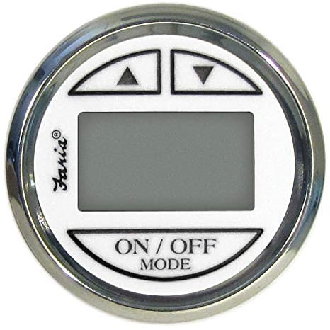 Faria Ches Ss Wht S In-hull Tran -Depth Sounder Transducer, White, 3003.3661