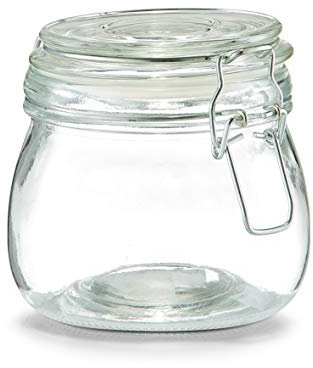 ZELLER VORRATSGLAS mit BÜGELVERSCHLUSS 500 ml VORRATSGEFÄSS VORRATSBEHÄLTER