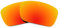 Revant Verres de Rechange Compatibles avec Oakley Fuel Cell, Polarisés, Rouge Feu MirrorShield