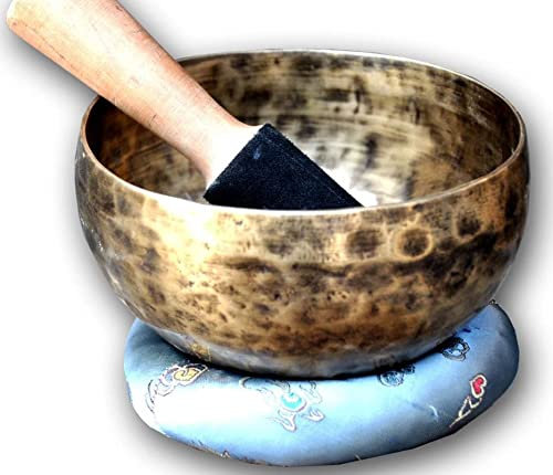 20,3 cm Tibetain chantant Bowl-handmade en chantant Bol Maison au Népal