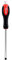 DEKTON DT65220 Bolster Flat Screwdriver, Black/Red