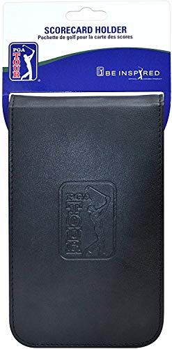 PGA TOUR Score Card Holder - Black,18 X 11 X 0.8cm
