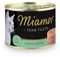 MIAMOR - Feine Filets Naturelle | Nassfutter für ausgewachsene Katzen mit Filetstückchen im eigenen Saft. Fettarmes Ergänzungsfutter in der Dose ohne künstliche Zusätze | 12x185g Thunfisch & Gemüse