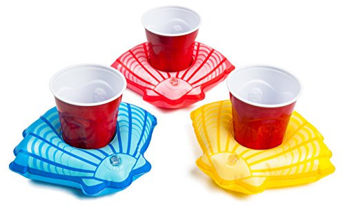 BigMouth Inc Bateaux à boites de Coquillages d'été 3 Pack