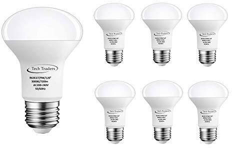 R63 E27 Reflector LED Spotlight Bulbs 9W,720Lm, Non-Dimmable Warm White 3000K