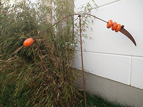 Jardin Inspiration Jardin avec motif oiseaux en Nature rouille