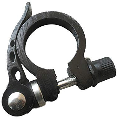 CELTD UK Bike Bicycle BMX MTB Quick Release Seat Post Anodised Alloy Clamp 28.6 mm BLACK COLOUR