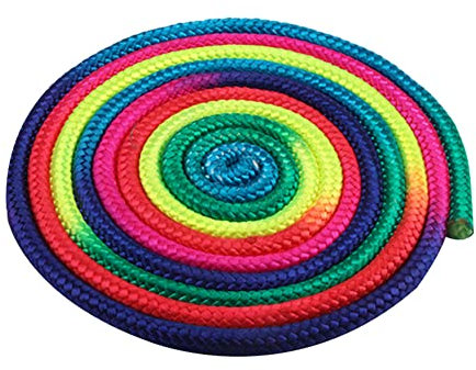 Springseil Regenbogen, bunte Springseile für Gymnastik | Springseil für Wettkampf, Gymnastik, wiederverwendbar