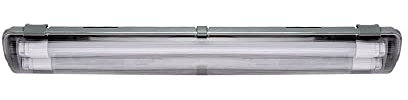 etc-shop LED Feuchtraumleuchte 126 cm 6400K LED Leuchtstoffröhre Feuchtraum LED Werkstatt Deckenleuchte, 2x T8/G13 Röhre tauschbar, 2x 18 Watt 2x 1700lm kaltweiß, Keller Garage