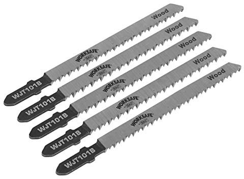 Sealey 75mm Jigsaw Blade Wood & Plastics 10tpi - Pack of 5 - WJT101B