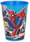 STOR 260 ml Plastikbecher für Kinder mit Marvel Spiderman-Grafiken, BPA-frei, wiederverwendbar und waschbar, nicht mikrowellengeeignet