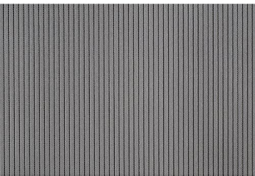matches21 Badematte rutschfest 120 x 65 cm grau - zuschneidbare Weichschaum Antirutschmatte als Badvorleger - waschbare Weichschaummatte für Bad und Küche
