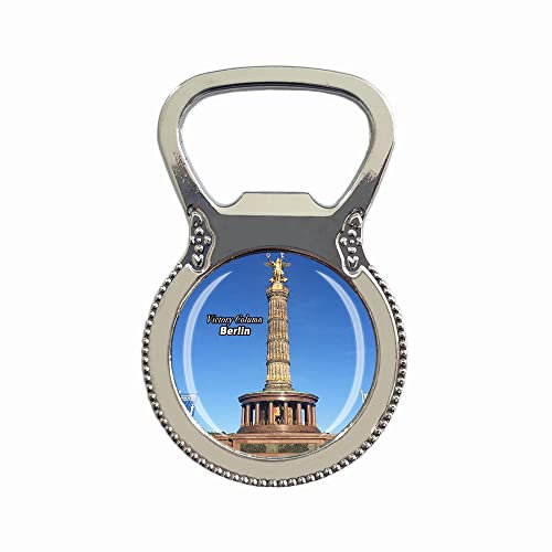 Deutschland 3D Sieg Säule Berlin Flaschenöffner Kühlschrank Magnet Metall Glas Kristall Reise Souvenir Geschenk Heimdekoration