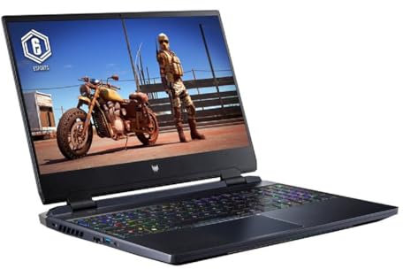 Acer Predator Helios 300 (PH315-55-784Y) Gaming Laptop 15.6 Zoll - FHD 165 Hz IPS Display, Intel Core i7-12700H, 16 GB DDR5 RAM, 1.000 M.2 SSD, NVIDIA GeForce RTX 3070 8 GDDR6, Schwarz
