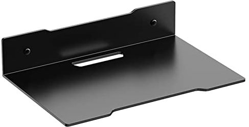 Libetter Small Wall Shelf For Camera, Camera Bracket Wall Mount, Floating Entertainment Center Shelves Wall Mounted Small Projector Shelf Metal Router Rack AV Shelf