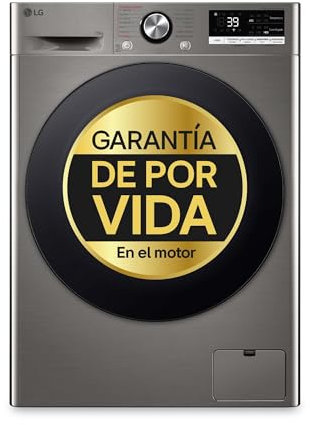 LG F4WR7010AGS – Lavatrice intelligente, 10 kg, AI Direct Drive, 1400 giri/min, carico frontale, TurboWash 360 °, nominale A, serie 700, inox grafite