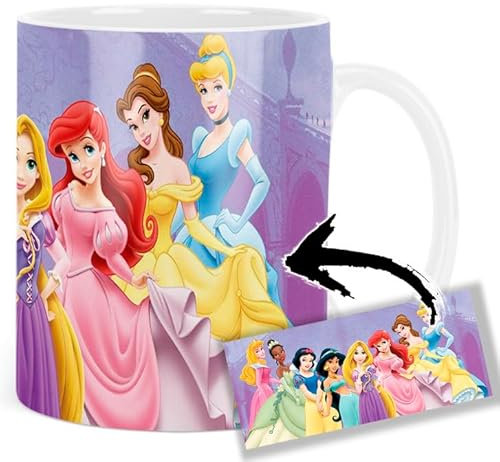 Belle Ariel Jasmine Pocahontas Cinderella Snow White Tasse Keramikbecher Mug AAA