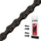 TAYA ONZE-111 - Cadena de bicicleta de 11 velocidades, 120 eslabones, Ti-Black, duradera y suave, cambio de marcha, para grava y MTB