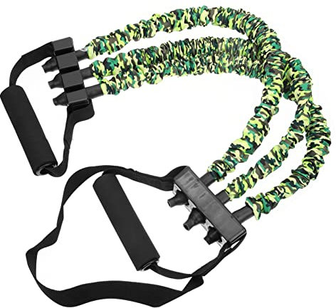 ABOOFAN Elastisches Fitnessband Griff Tragbares Übungswiderstandsband Für Zuhause Und Unterwegs